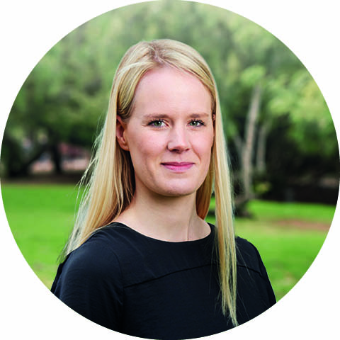 Porträtt av Amanda, kontaktperson för hyreslägenheter i Tranås