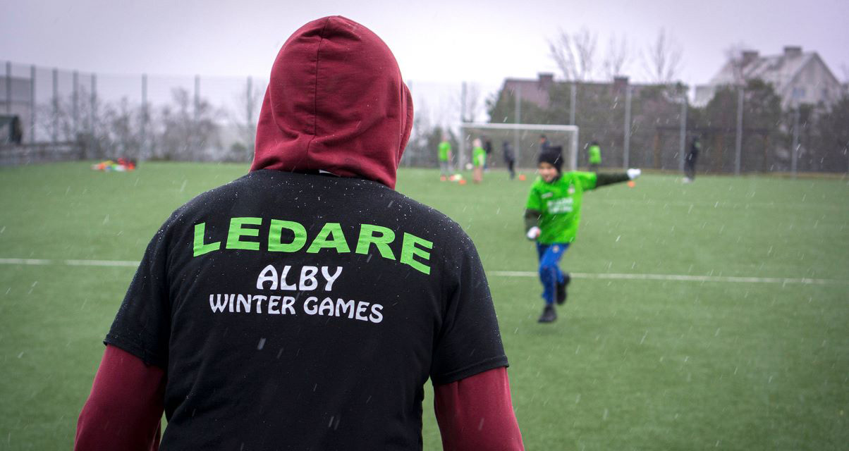 Alby winter games - samarbete - aktiviteter för unga i Botkyrka.