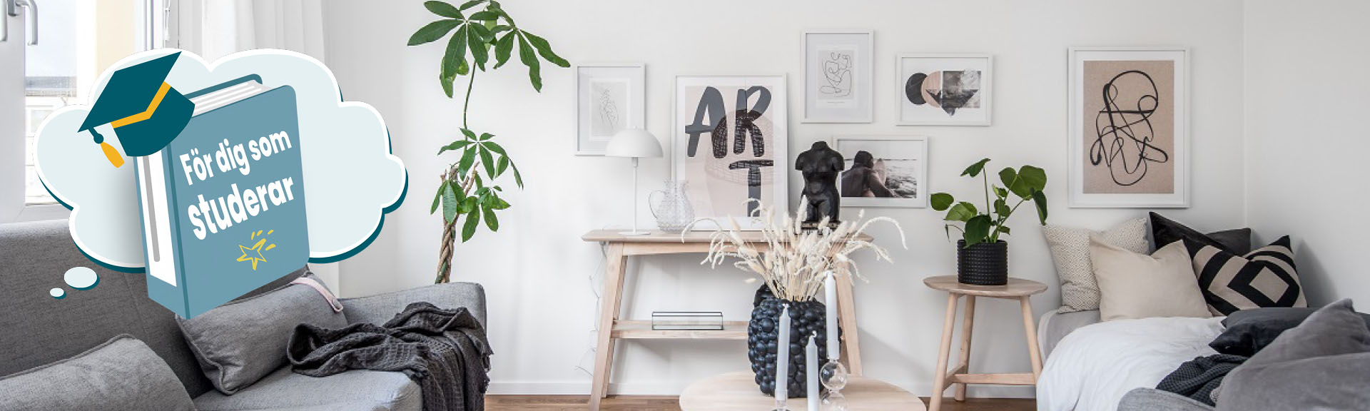 Möblerad lägenhet i Eskilstuna med earlybird-erbjudande