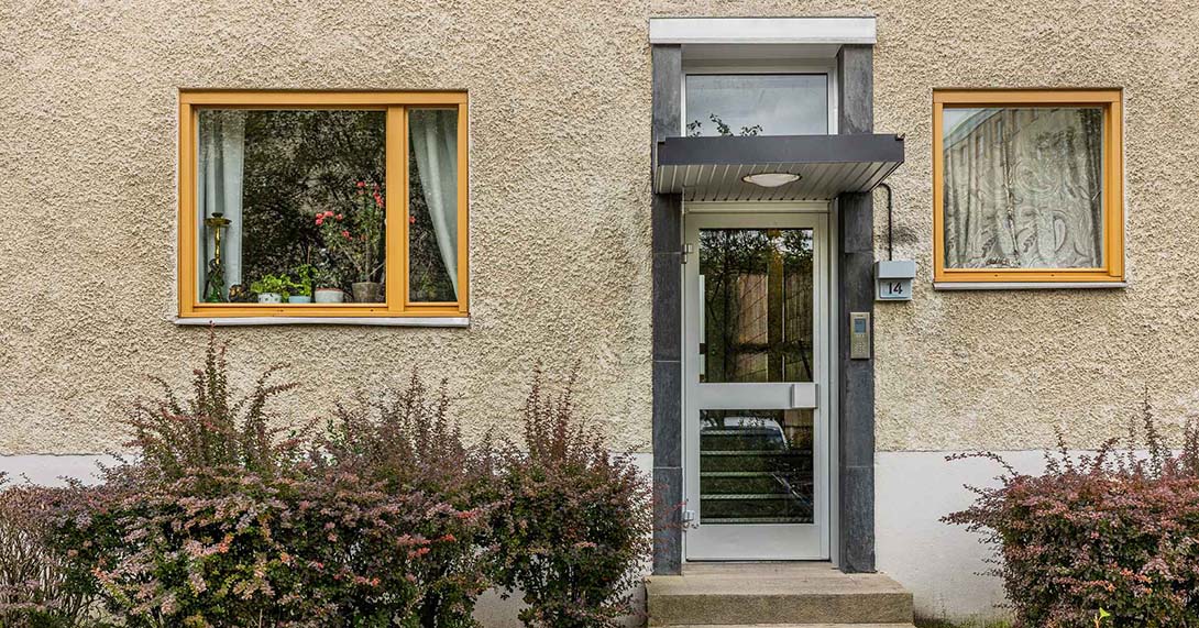 Entré på Stenbygränd i Rinkeby