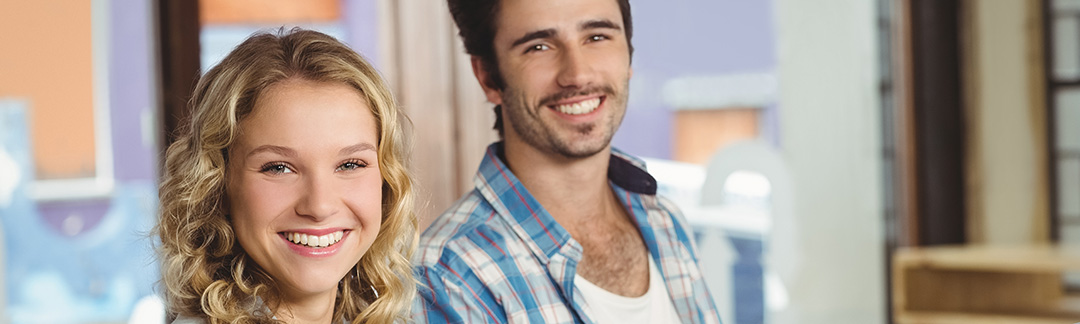 Två studenter i Eskilstuna