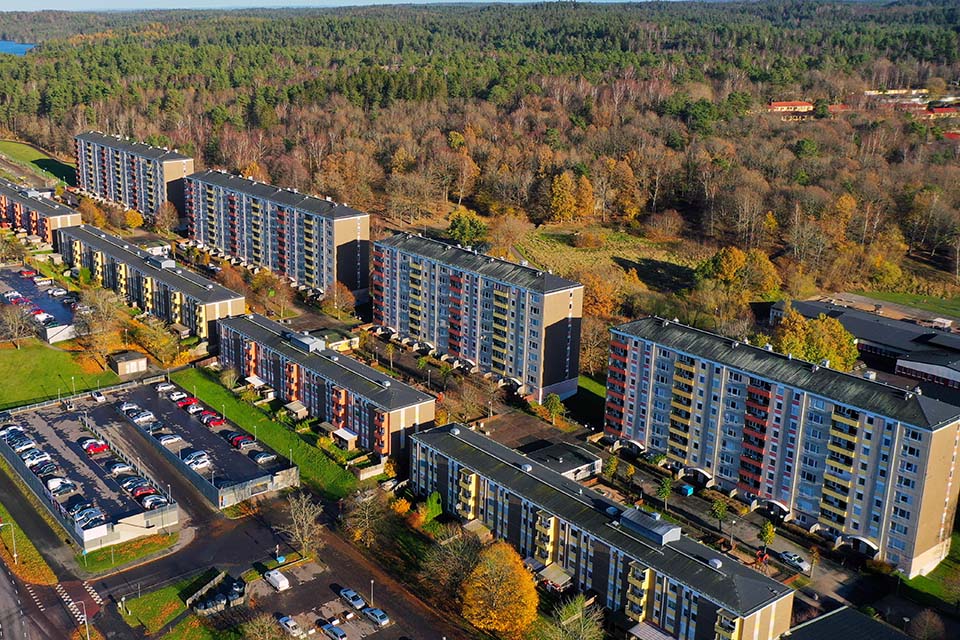 Energianvändningen mer än halverades i Lövgärdet