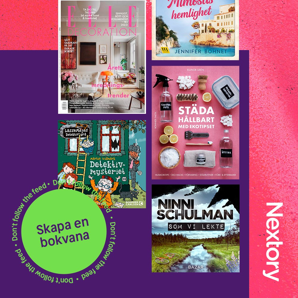 Nextory – Upptäck böckernas värld gratis i 40 dagar!