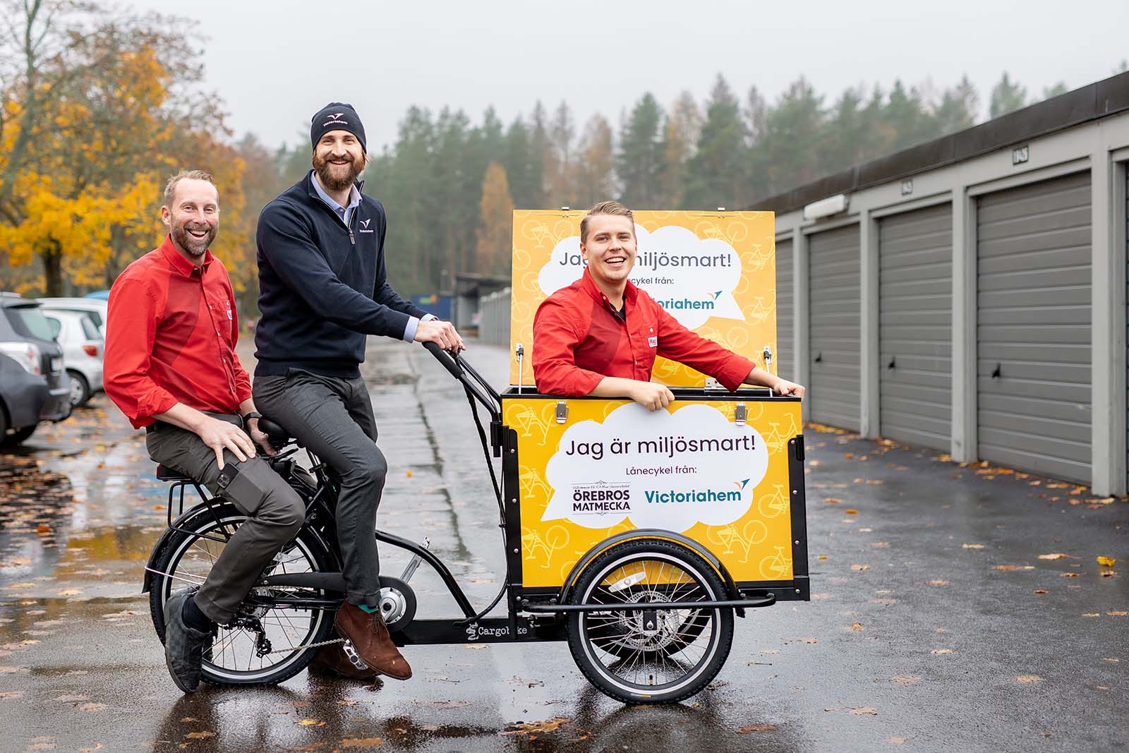 Låna lådcykel i Örebro