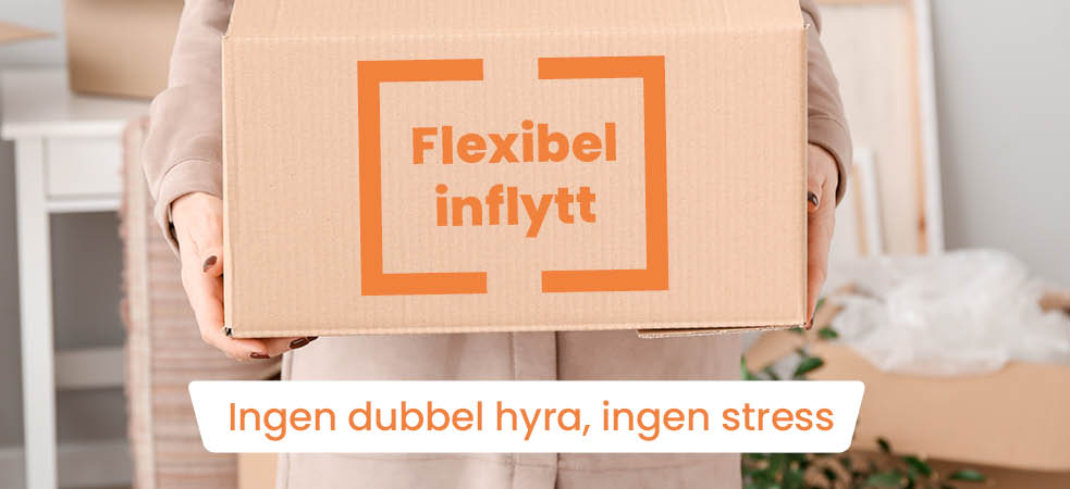 Vi erbjuder flexibel inflyttning i Borås